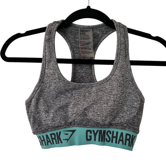 Gymshark Gray Marled Sports Bra - Picture 1 of 4